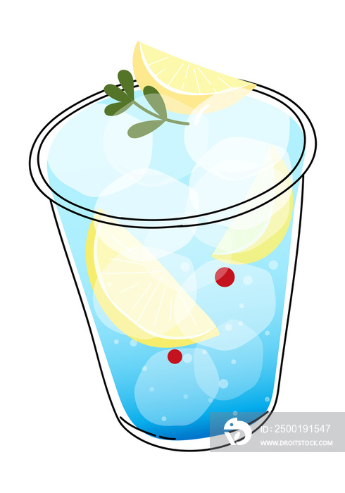 Fresh smoothie vector