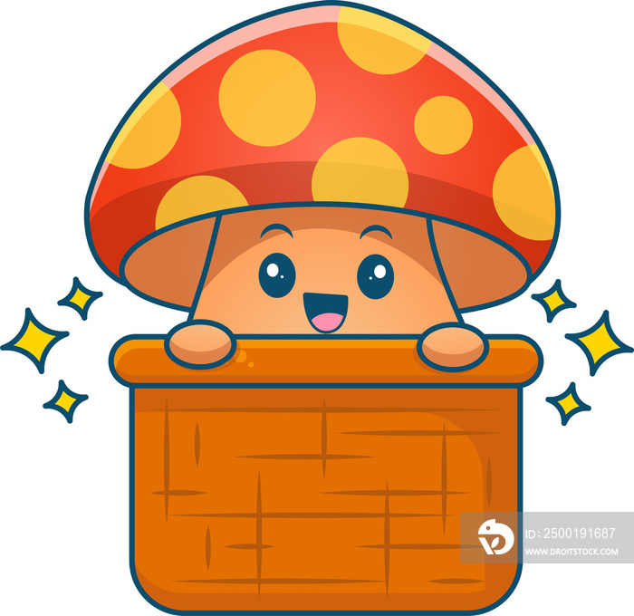 cute mushroom cartoon