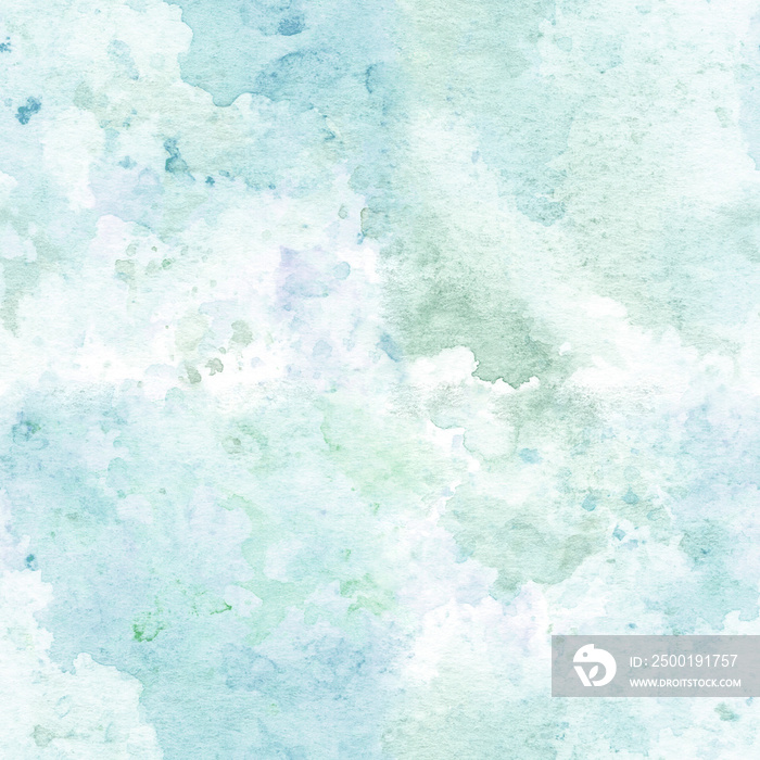 Seamless pattern with watercolor hand painted abstract texture.