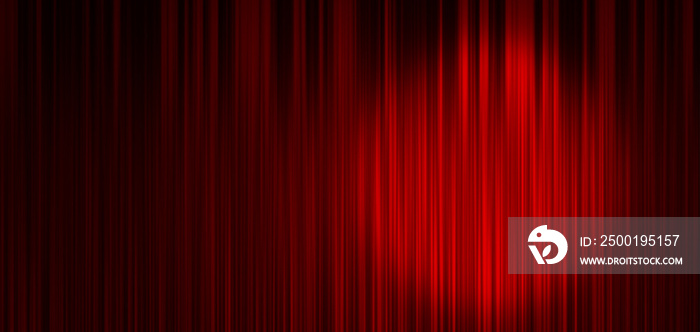 Red stage curtain background