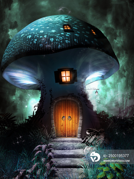 Fairytale mushroom house