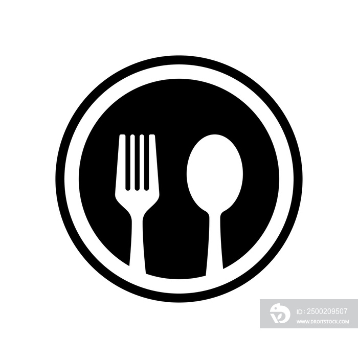 Spoon and fork icon