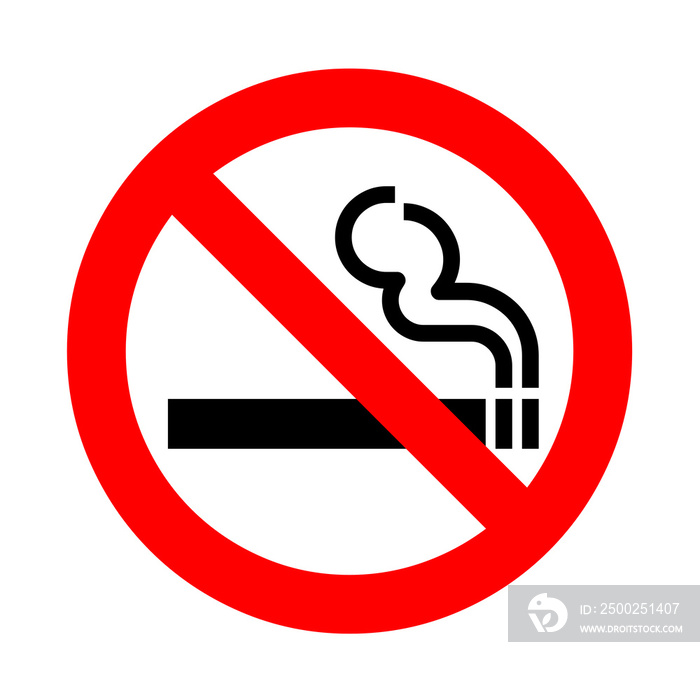 No smoking sign