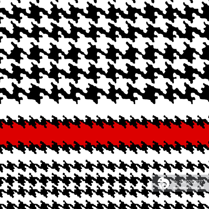 Seamless houndstooth pattern. Crowbars print.