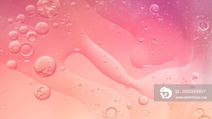抽象的粉红色气泡背景