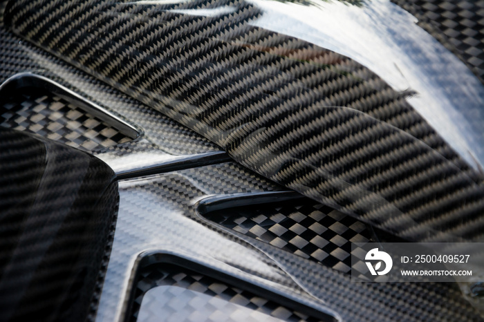 Carbon fiber composite product for motor sport and automotive racing