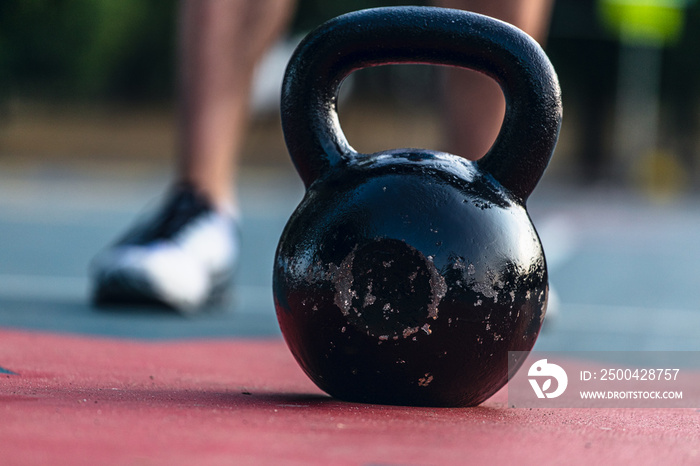 Kettle Bell Workout Outdoors