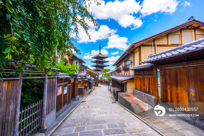 八坂の塔 京都の街並み