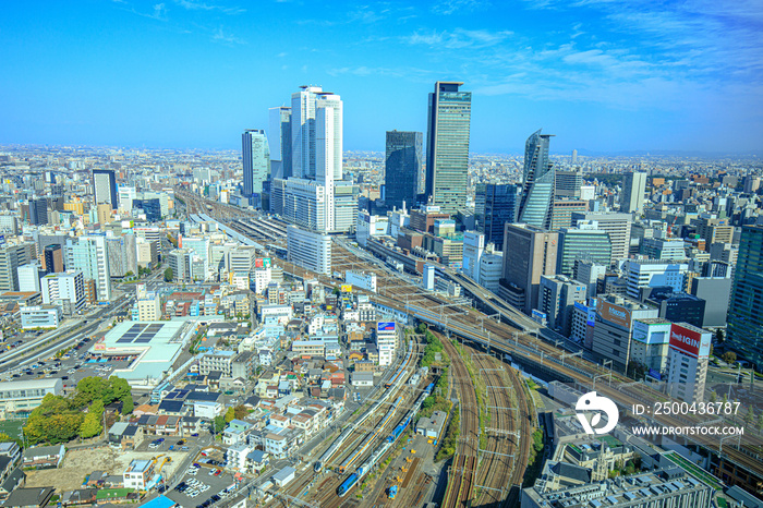 グローバルゲートより名古屋駅方面の俯瞰