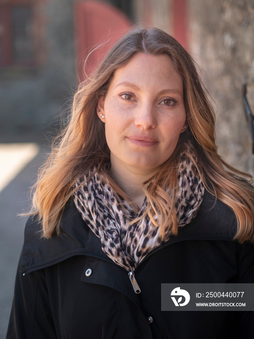 Close Up shot of a young woman 25 years old - people photography