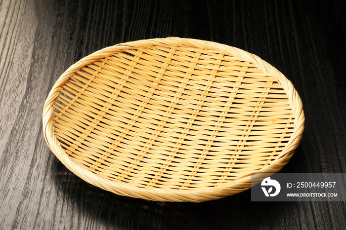 ざる　Japanese bamboo strainer