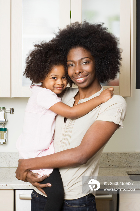 Portrait of a mother and daughter