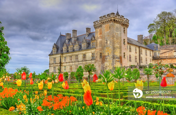 Villandry城堡，法国卢瓦尔河谷的一座城堡