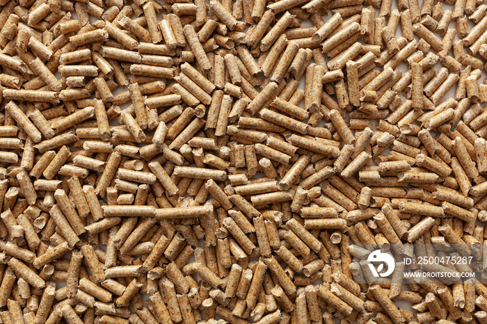 Wood pellet background