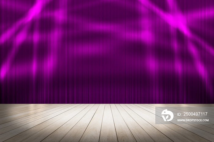 带光束的紫色幕布舞台背景