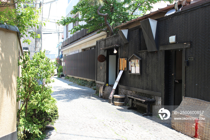 神楽坂　路地裏　東京