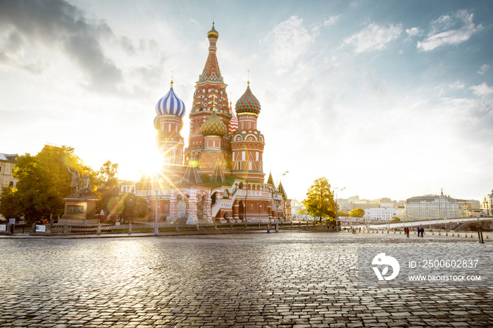 Saint Basils Cathedral on Red Square in Moscow, Russia