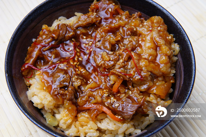 牛丼　カルビ丼