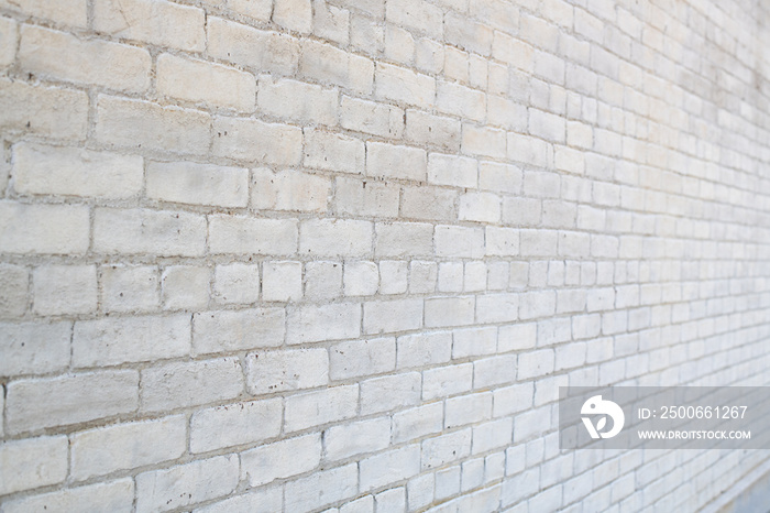 white brick background