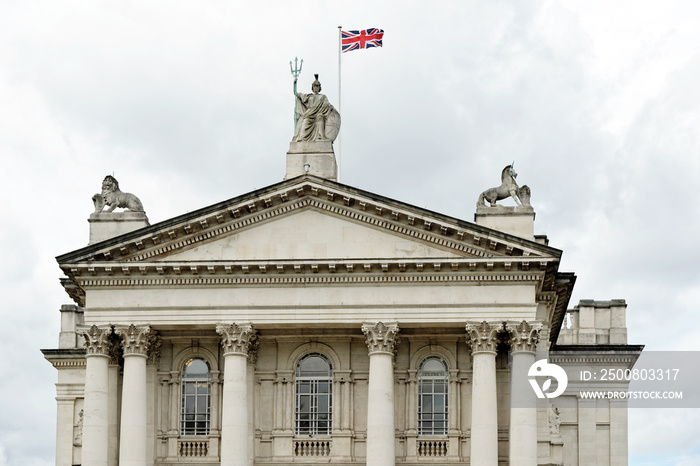 Tate Britain, an art museum on Millbank. It is part of the Tate network of galleries in England, with Tate Modern, Tate Liverpool and Tate St Ives. It is the oldest gallery of all.