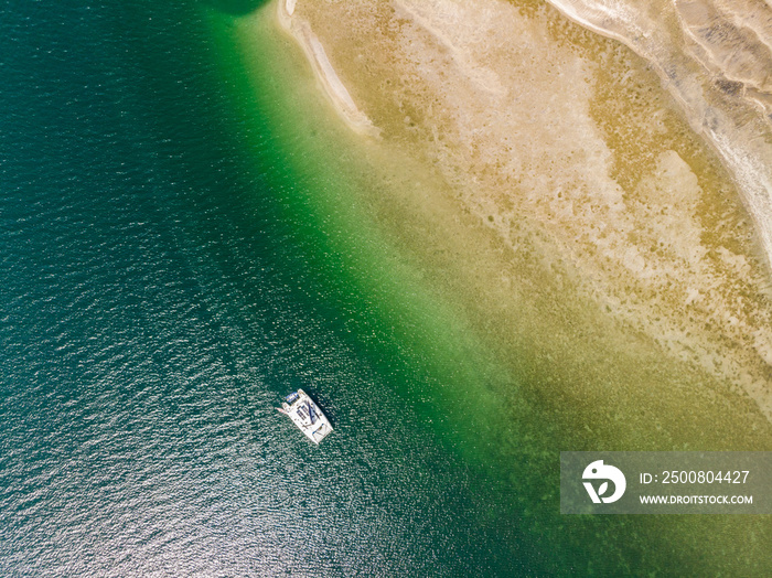 aerial views at Las perlas, panama