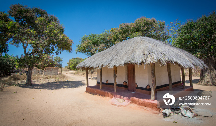 Zambian traditional mud house