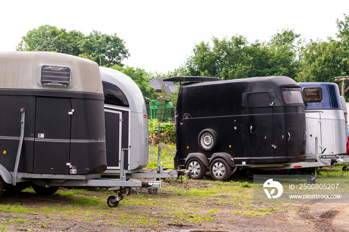 Horse transport boxes. horse trailer