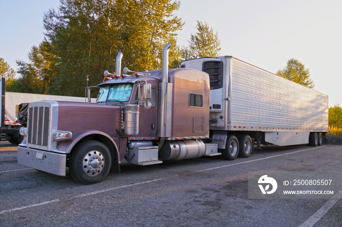 Truck stop. Rest area for drivers and their vehicles.