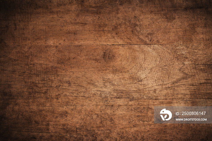 Old grunge dark textured wooden background,The surface of the old brown wood texture