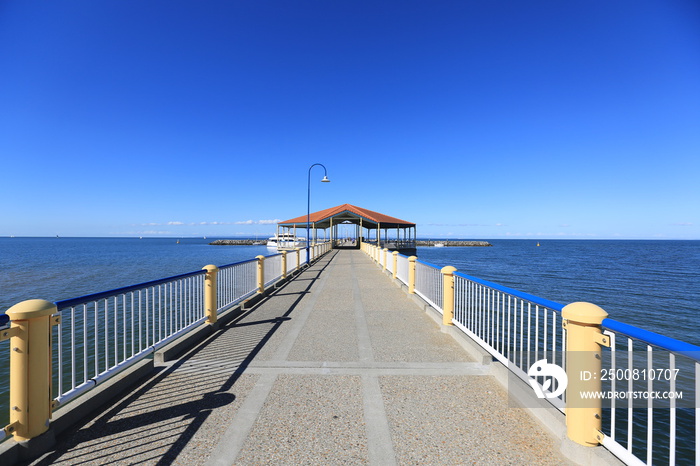 Redcliffe Pier near Brisbane in Queensland Australia