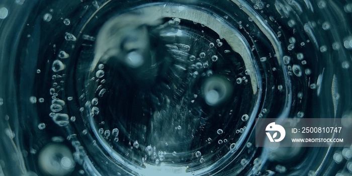 close up of a glass of water