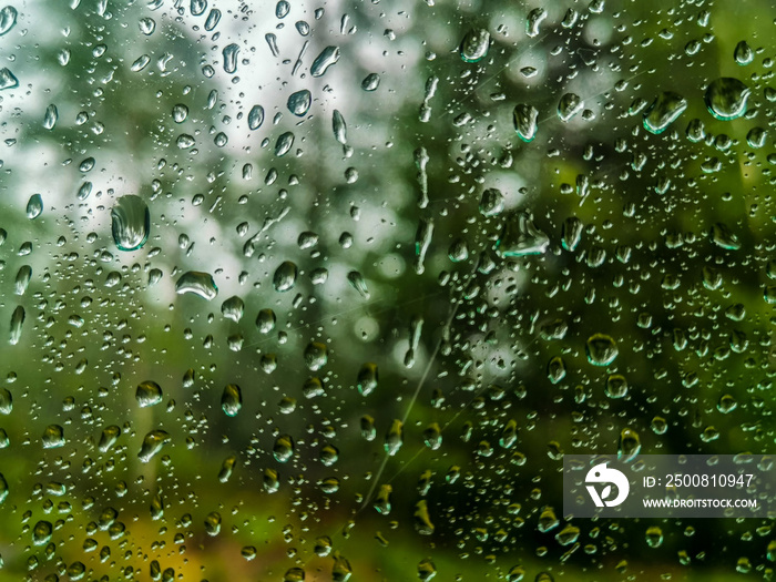 rain drops on a window , image taken in sweden, scandinavia, , europe