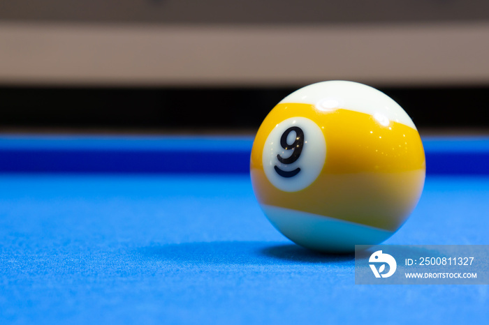 Billiard ball number 9