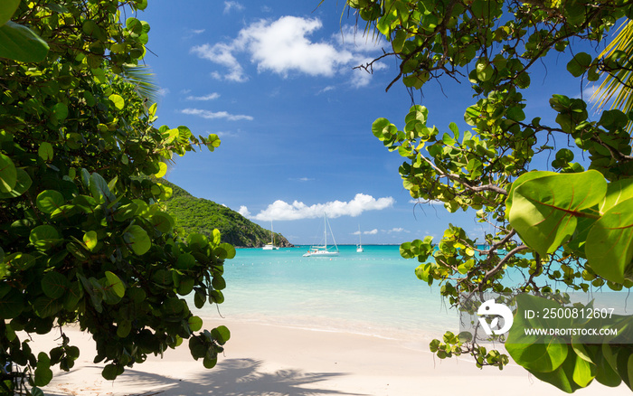 Glorious beach at Anse Marcel on St Martin