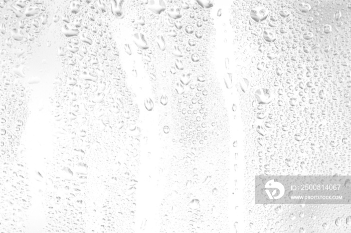 water drops on window