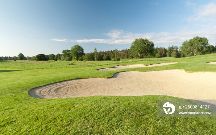 Irish idyllic golf course