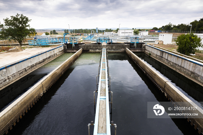 Wastewater treatment plant Water tank