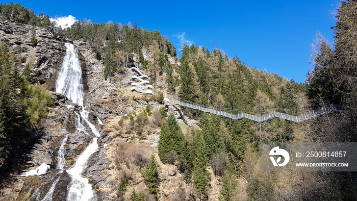 Waterfall in the Austrian Alps