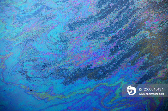 colorful rainbow oil slick background