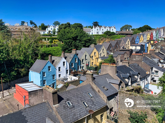 view of the city of the town, Kinsale, Cork, Ireland