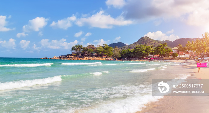 beautiful seascape panorama.