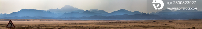 The desert and mountains