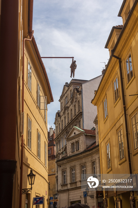 Man Hanging Out in Prague Czech Republic