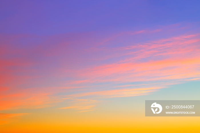 This is an ultra-quality photo that features sunset, sunrise time. Beautiful sky background image to make your 3D architectural renderings stand out and realistic. Evening sky, dusk clouds.