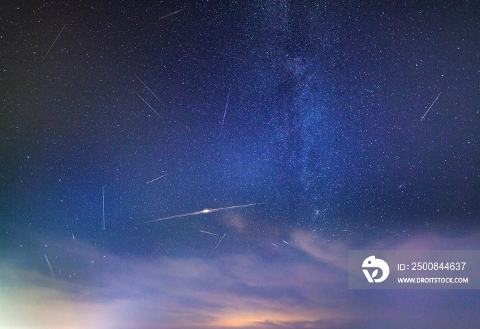 Perseids over Mgiebah