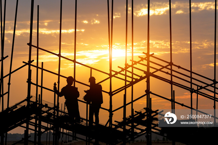 construction worker on construction site