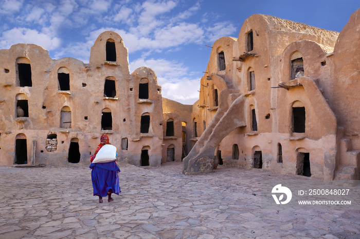 Ksar Ouled Soltane in Tataouine, Tunisia