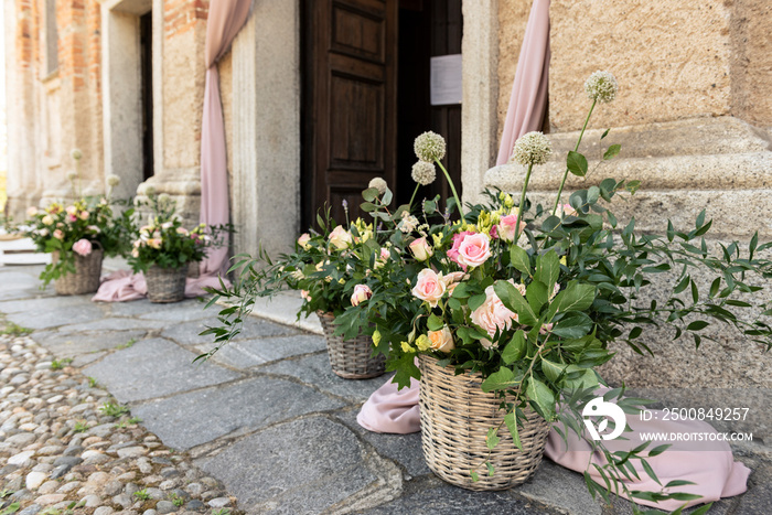 Wedding flowers decorations.