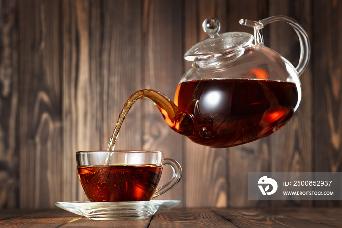 flying teapot pouring tea