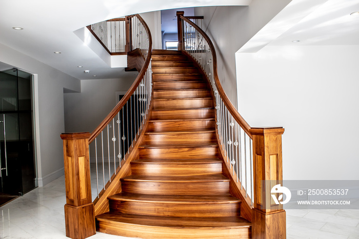 staircase in modern building